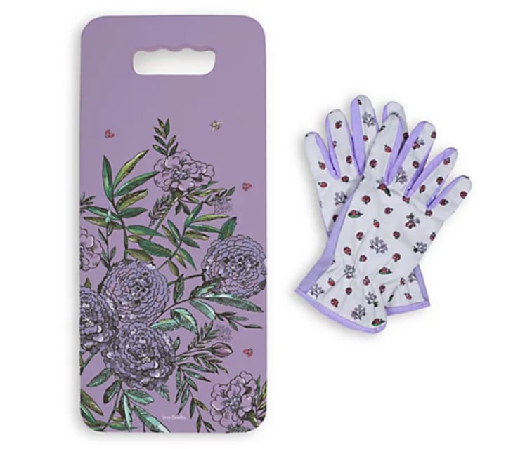 Lavender Meadow Glove and Garden Cushion Set