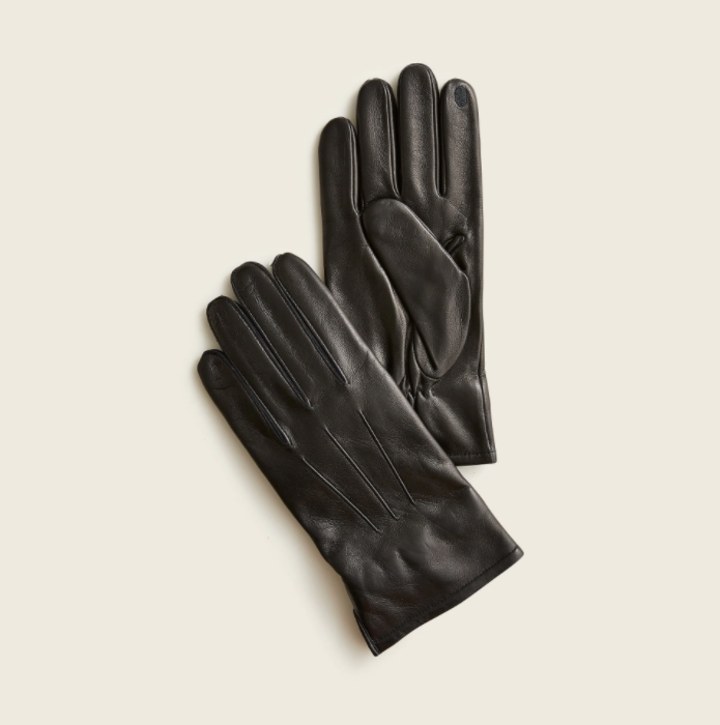 Leather Gloves with Cashmere Lining