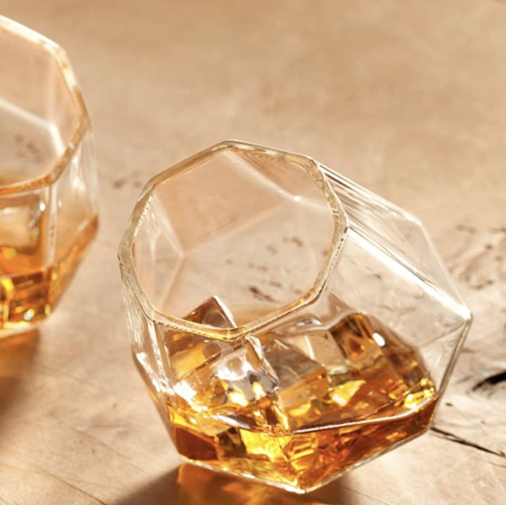 Dragon Glassware Diamond Whiskey Glasses (Set of 2)