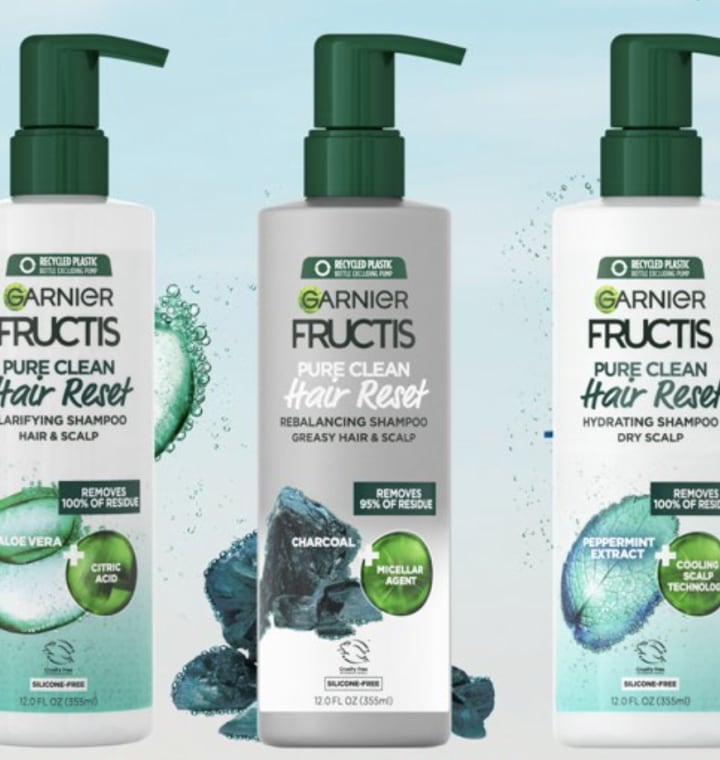 Garnier Fructis Pure Clean Hair Reset Anti-Residue Scrub