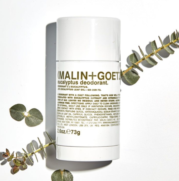 underarm care Malin + Goetz Eucalyptus Deodorant