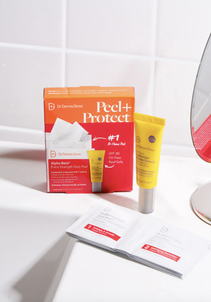 Peel + Protect Skin Care Mini Set
