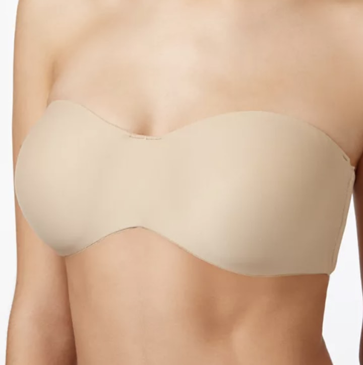 lilyette strapless minimizer bra