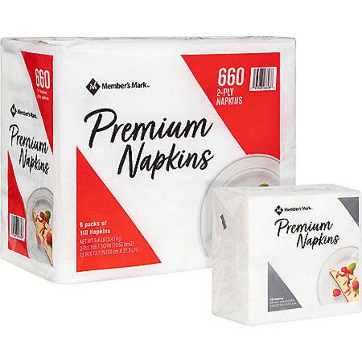 Premium White 2-Ply Napkins