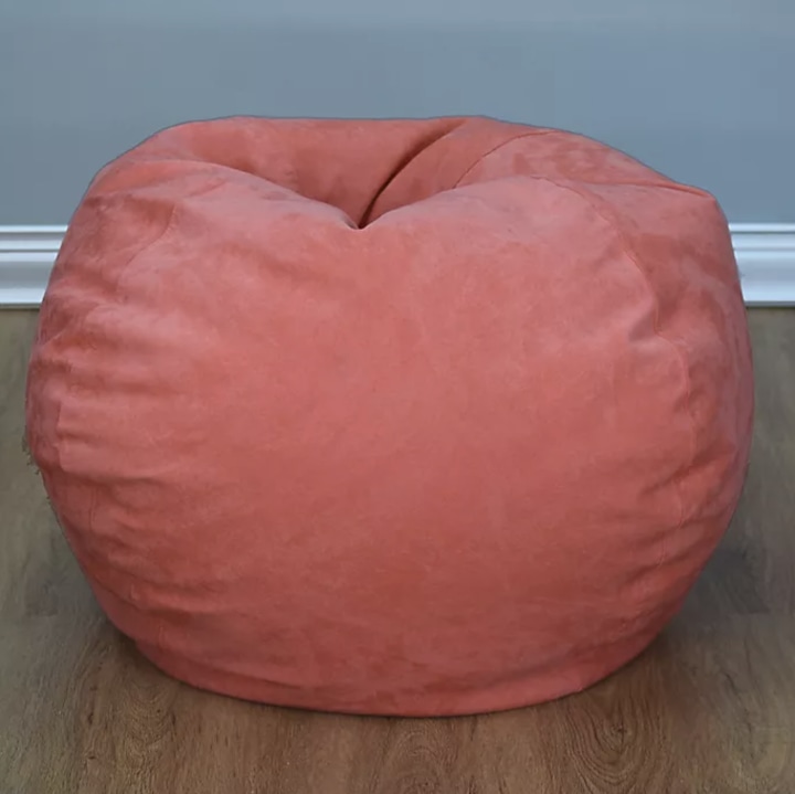 Lounge Pug Velvet Luxury Bean Bag Sofa Classic Large Beanbags UK Rose Pink  Big Bertha Original UK