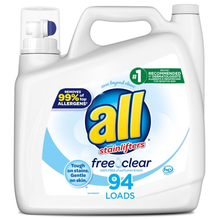 Non-allergic laundry detergents