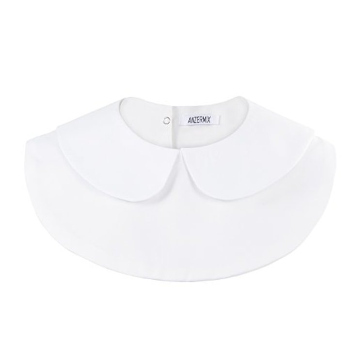 ANZERMIX Womens Detachable Blouse Half Shirts (White,One Size)