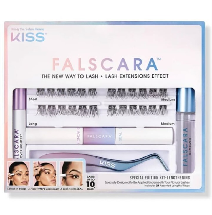 Falscara Complete DIY Eyelash Extension Kit