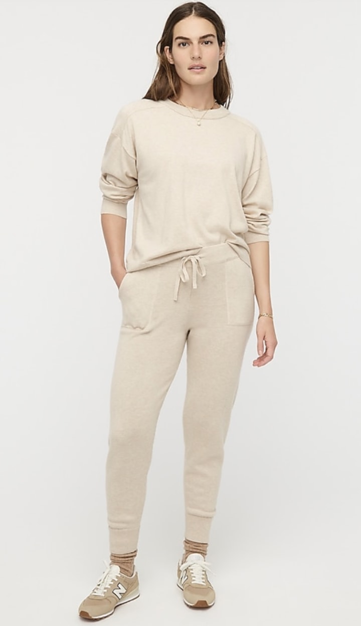 Jogger Pant in Cotton-Cashmere