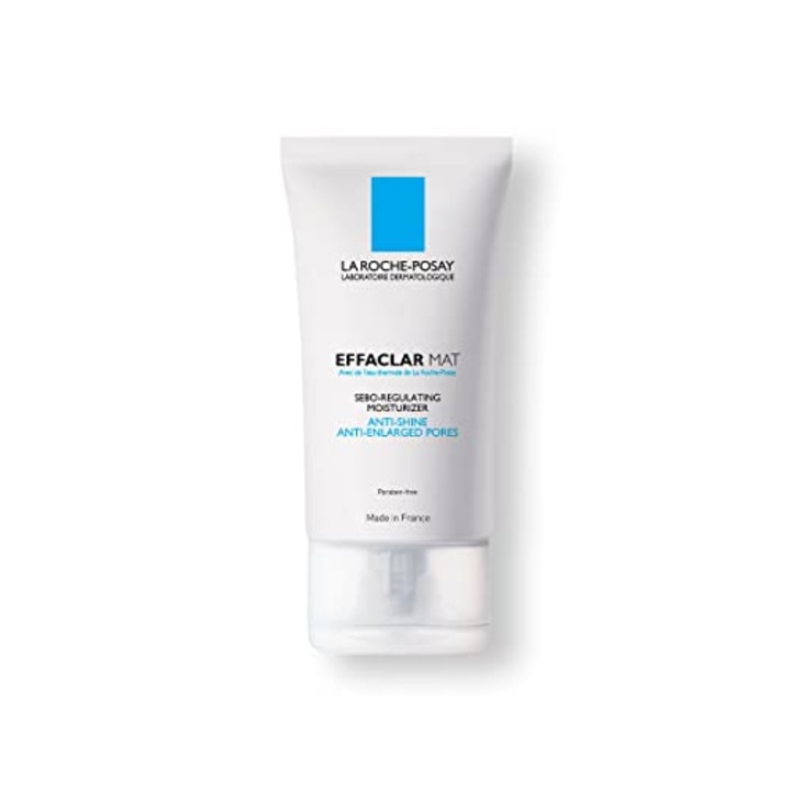 La Roche-Posay Effaclar Mat Oil-Free Mattifying Moisturizer, Daily Moisturizer For Oily Skin, to Reduce Oil and Minimize Pores, with Exfoliating LHAs