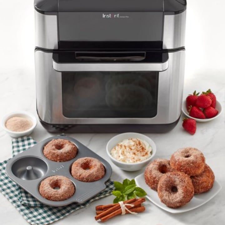 Instant Pot Vortex/Air Fryer Non-Slip Donut Bagel Pan Gray