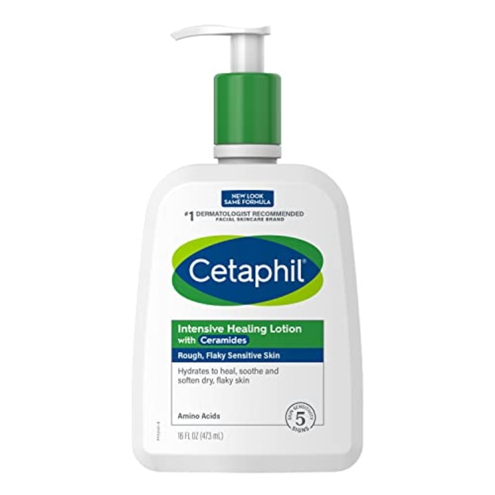 CETAPHIL Intensive Healing Lotion with Ceramides 16 oz For Dry, Rough, Flaky Sensitive Skin 24-Hour Hydration Fragrance, Paraben &amp; Gluten Free Dermatologist
