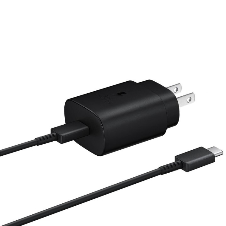 Samsung 25W USB-C Fast Charging Wall Charger (with USB-C Cable) - Black