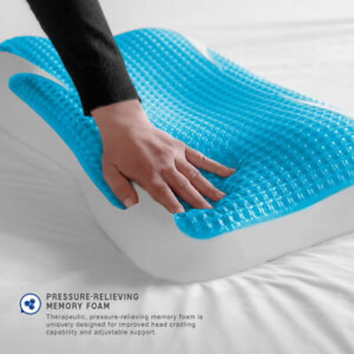 SensorPedic Classic Contour Memory Foam Bed Pillow