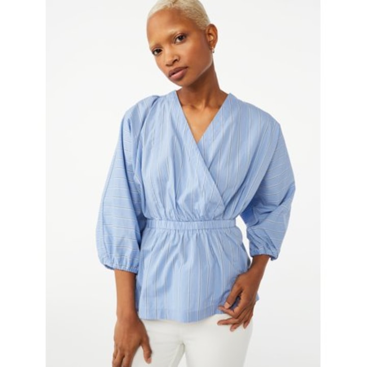 Free Assembly Women&#039;s Wrap Top