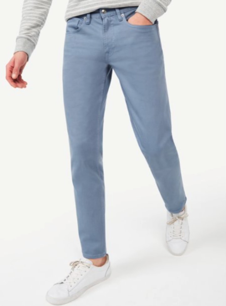 Men's Garment Dyed Slim Jeans