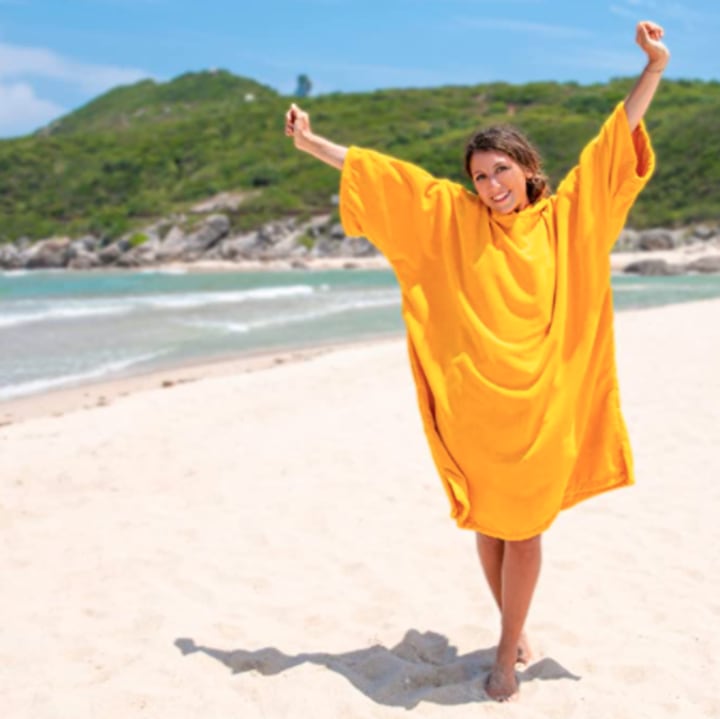 Surf Poncho Changing Robe with Hood and Pocket