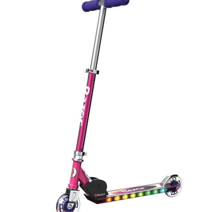 2-Wheel Scooter with LED Lights