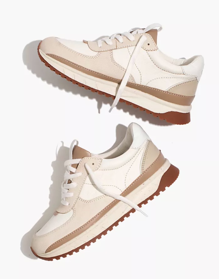 Kickoff Trainer Sneakers in Neutral Colorblock