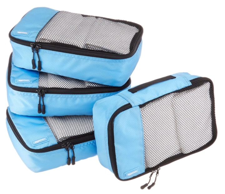 Small Packing Travel Organizer Cubes Set