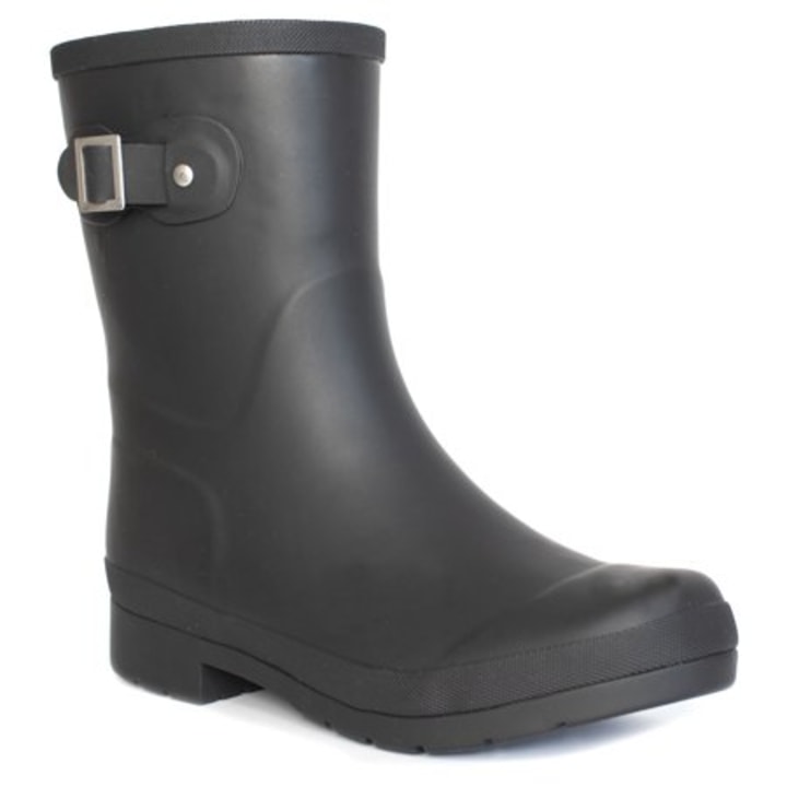Waterproof Solid Mid-Height Rain Boot