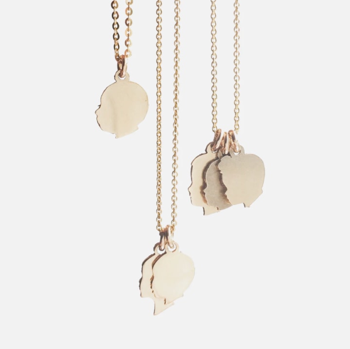 Silhouette Necklaces