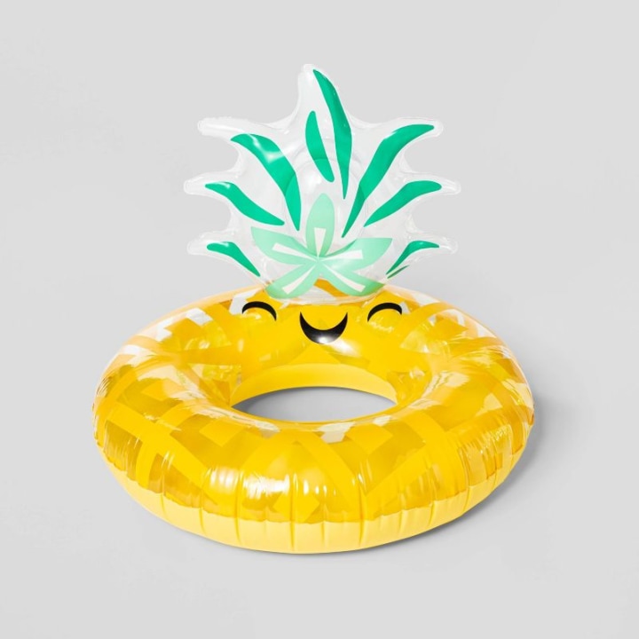 Pineapple with Top Leaves Ring Float - Sun Squad(TM)