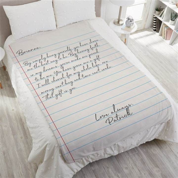 Love Letter Personalized Weighted Blankets