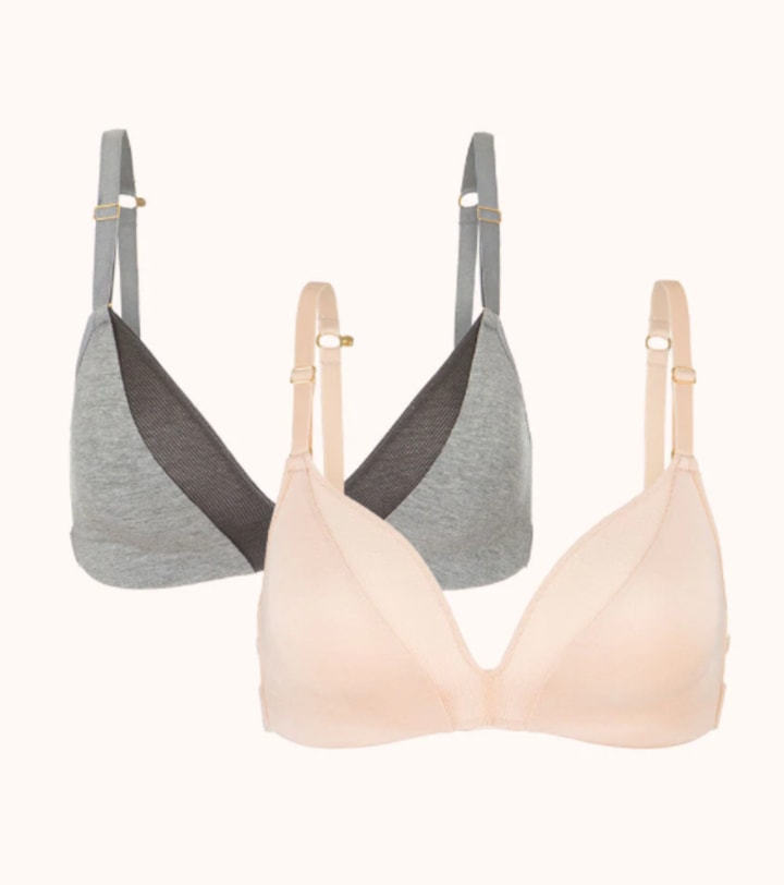 Cradle yourself in pure comfort with these youthful bras that don