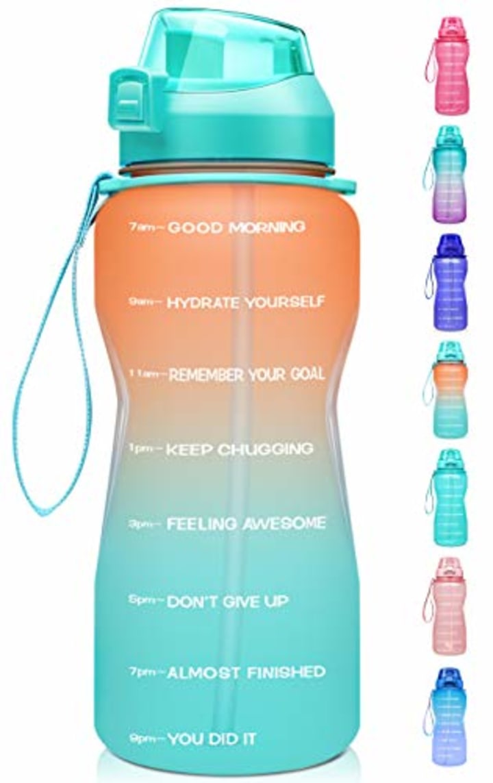 The Fidus Motivational Water Bottle is $24 and keeps you hydrated