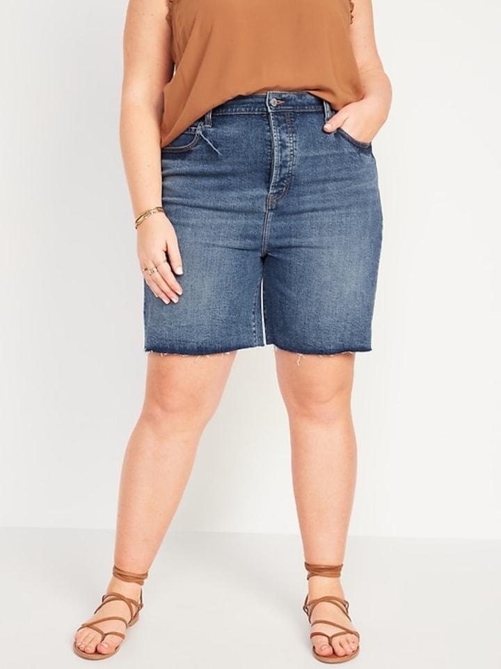 Old Navy Extra High-Waisted Jean Shorts