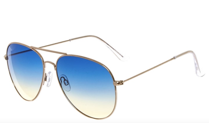 Aviator Ocean Ombre Sunglasses