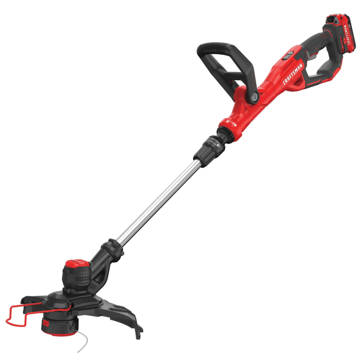 CRAFTSMAN WEEDWACKER V20 20-volt Max 13-in Straight Cordless String Trimmer Edger Capable (Battery Included) | CMCST900D1