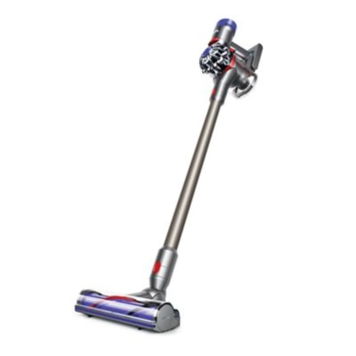 Dyson V8 Animal Cord-Free Stick Vacuum In Nickel/titanium Grey/purple