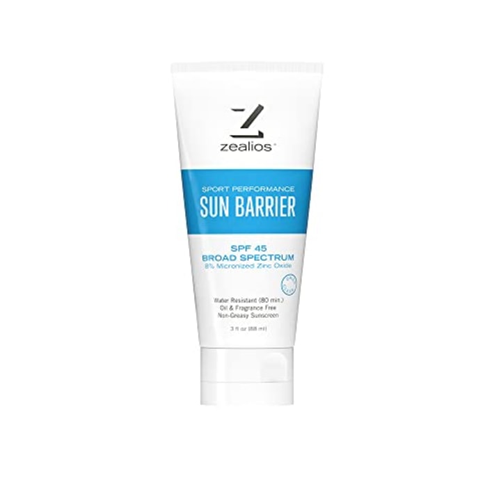 Zealios Sun Barrier SPF 45 Water-Resistant Zinc Sunscreen