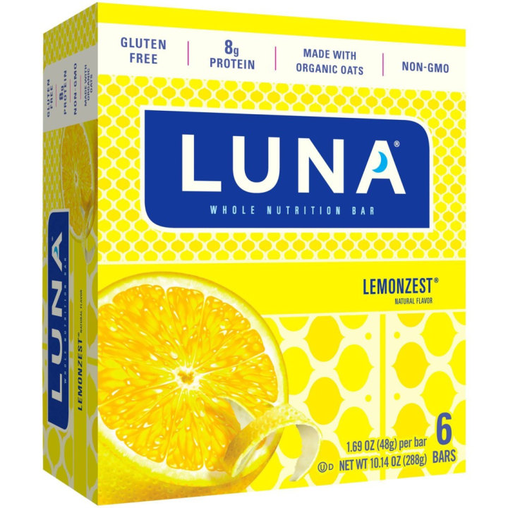 Luna LemonZest Nutrition Bars