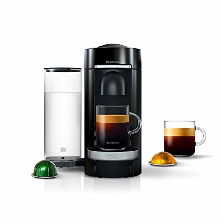 Nespresso Vertuo Plus Deluxe Coffee and Espresso Maker by De&#039;Longhi, Piano Black