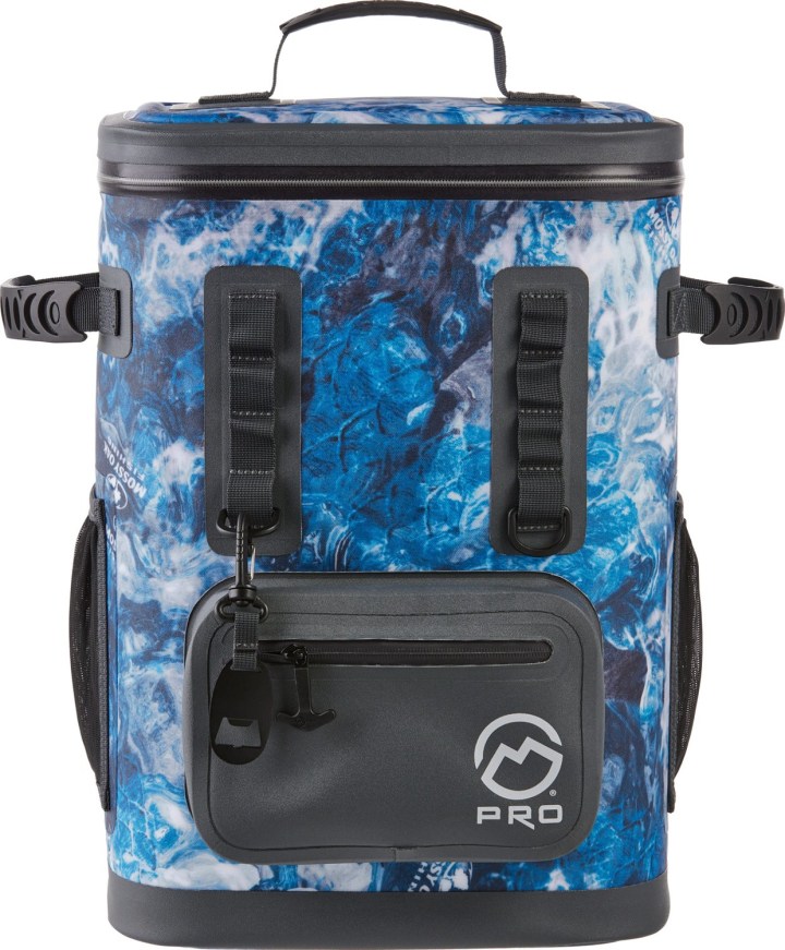Magellan Outdoors Pro Explorer Leakproof 24-Can Fish Camo Backpack Cooler