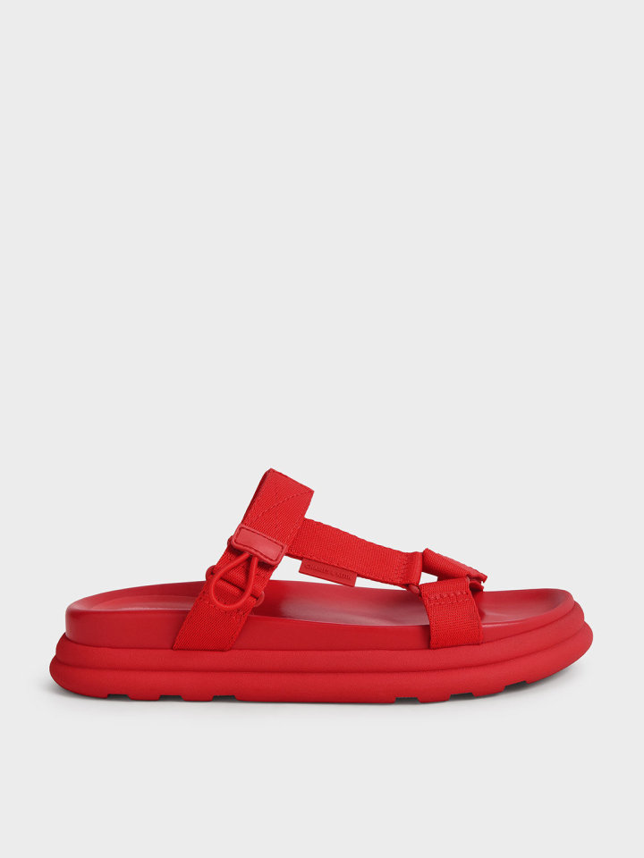 Polyester Velcro Strap Sports Sandals