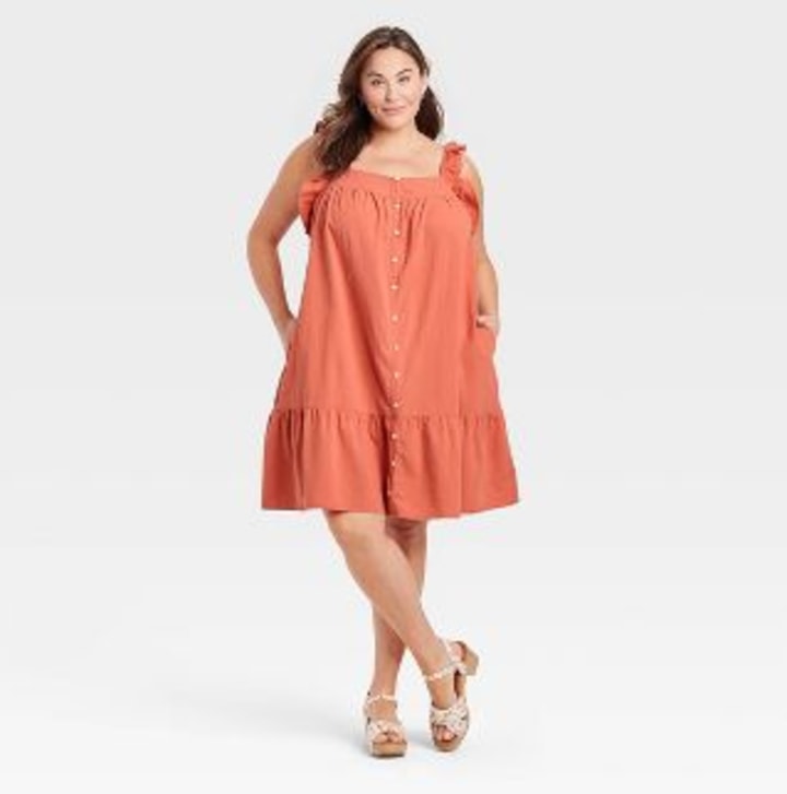 Women's Flutter Sleeveless Short Dress - Universal Thread™