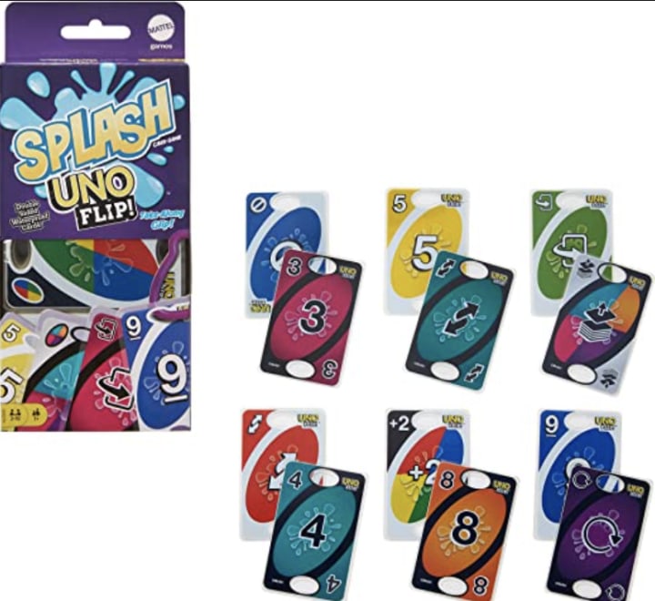UNO Flip Splash Matching Card Game