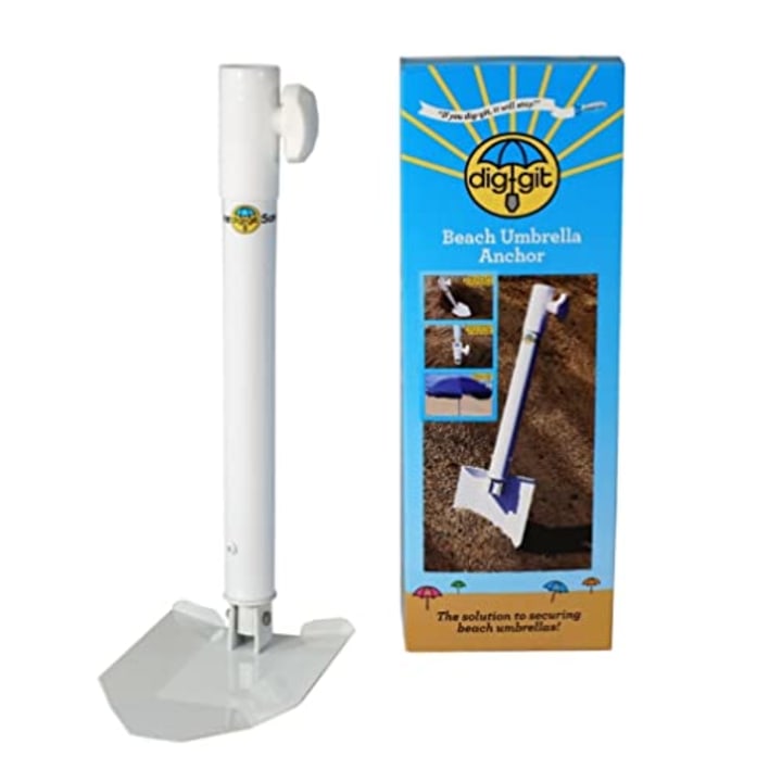 Dig-git Best Beach Umbrella Sand Anchor