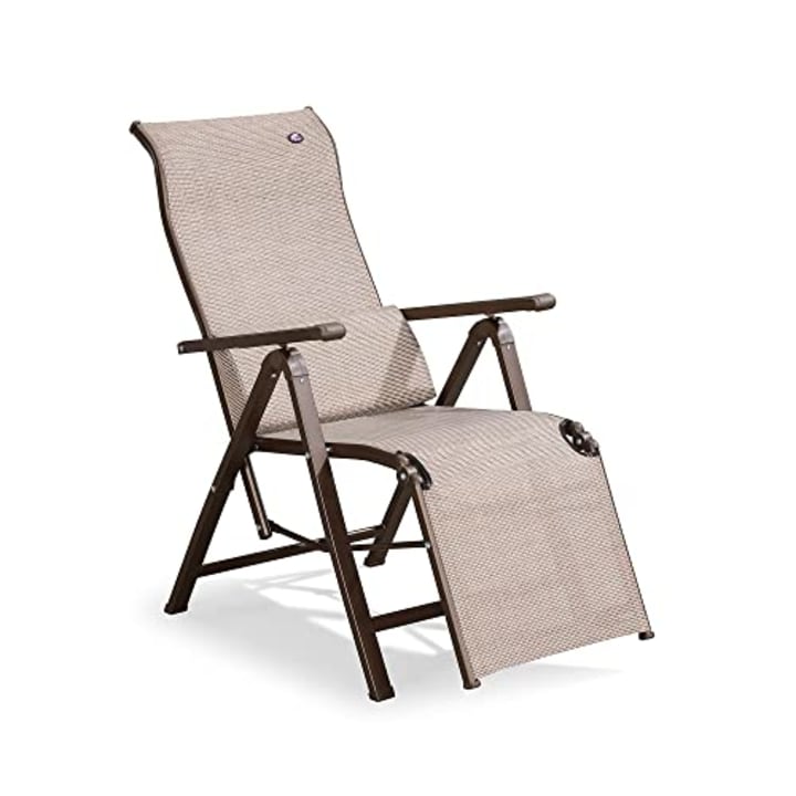 Purple Leaf Outdoor Zero Gravity Lounge Chair