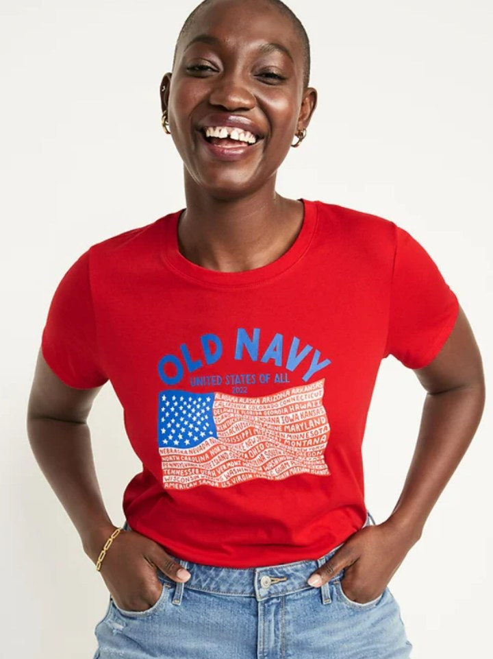 "United States of All" Flag Graphic T-Shirt