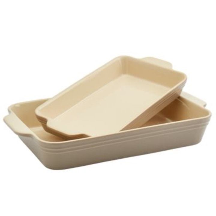 Our Table 2-Piece Stoneware Rectangular Bakers Set In Peyote