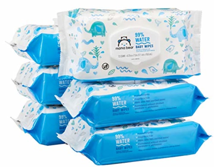 Amazon Brand Mama Bear 99% Water Baby Wipes
