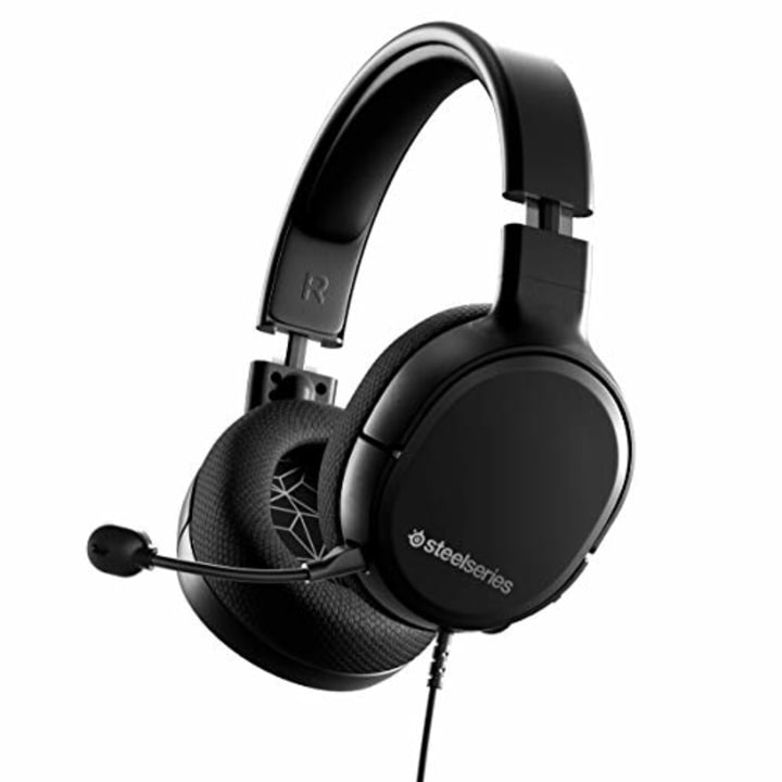 SteelSeries Arctis 1 Wired Gaming Headset - Detachable Clearcast Microphone - Lightweight Steel-Reinforced Headband - for PC, PS4, Xbox, Nintendo Switch and Lite, Mobile