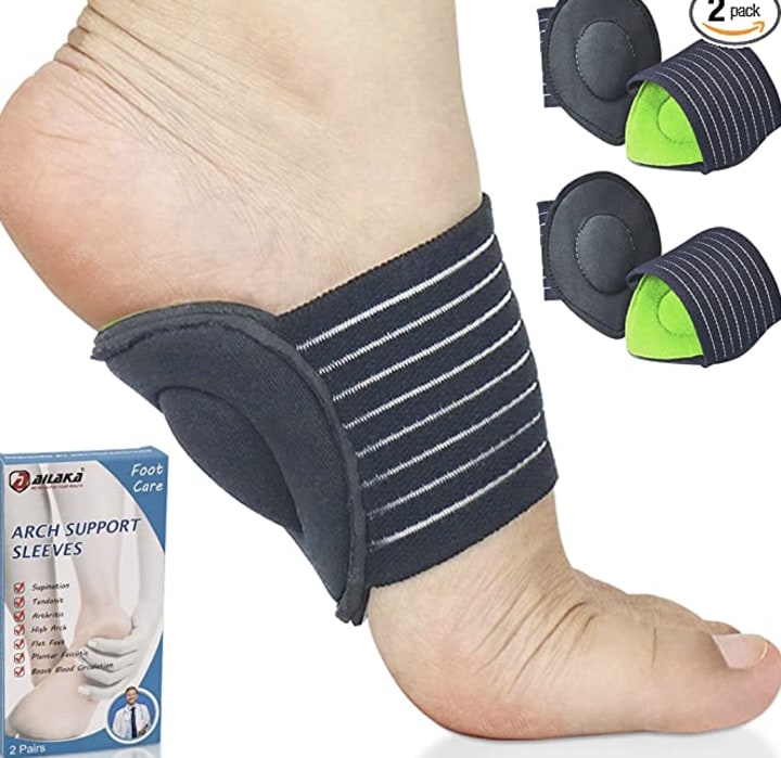 Compression Cushioned Arch Support Brace