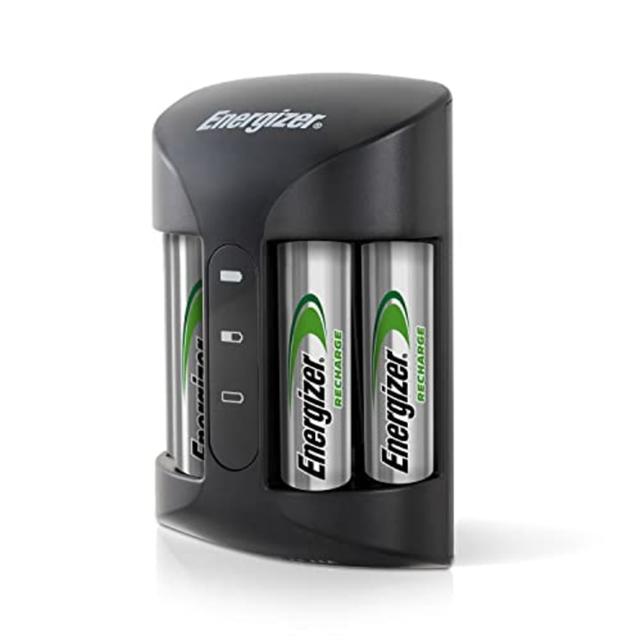 Energizer AA and AAA Battery Charger (with 4 AA Rechargeable Batteries)