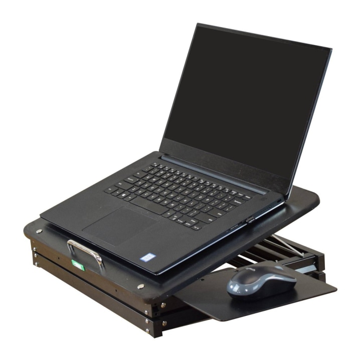 Laptop Stand &amp; Standing Desk Black - Uncaged Ergonomics